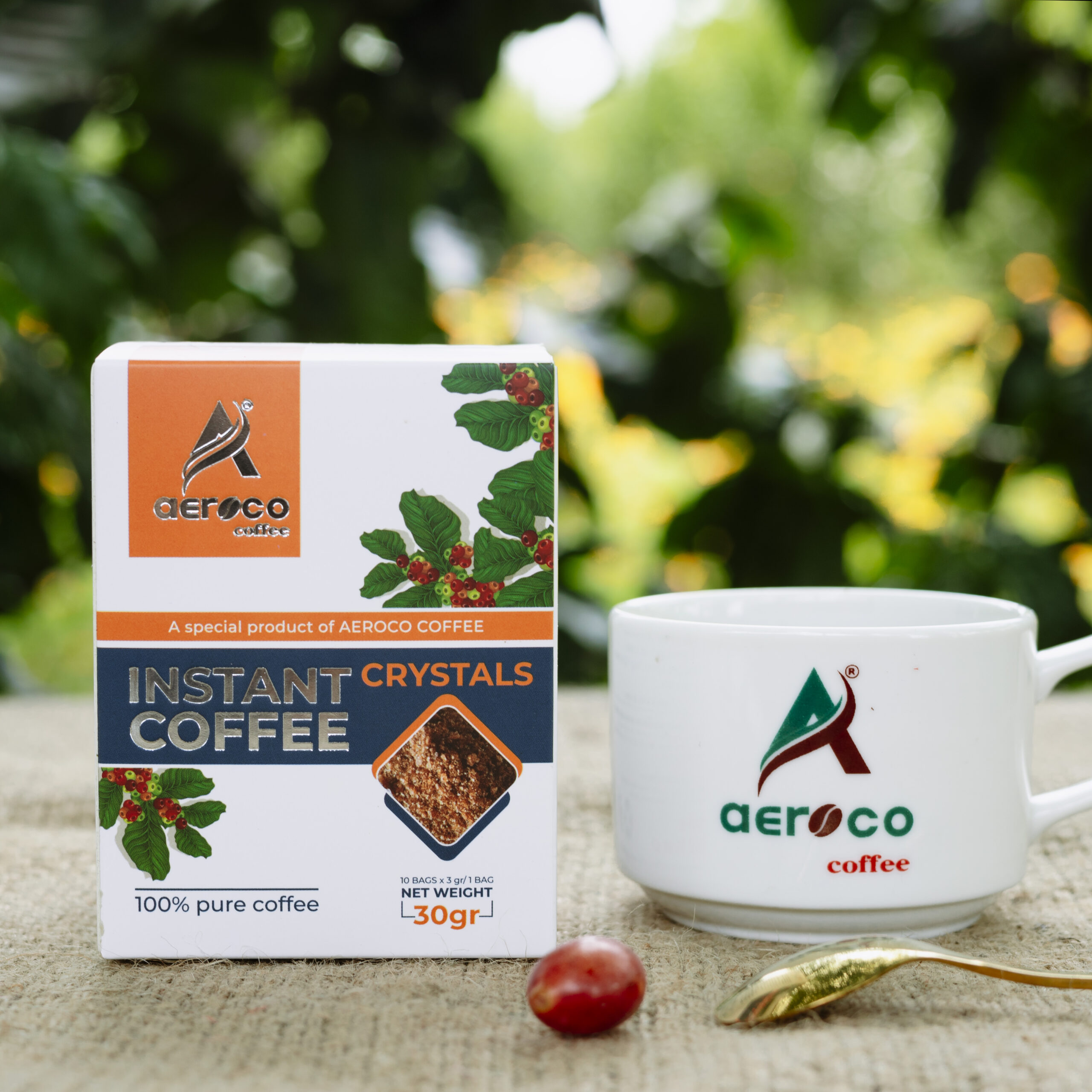 Freeze-Dried Instant Coffee – 30g Paper Box